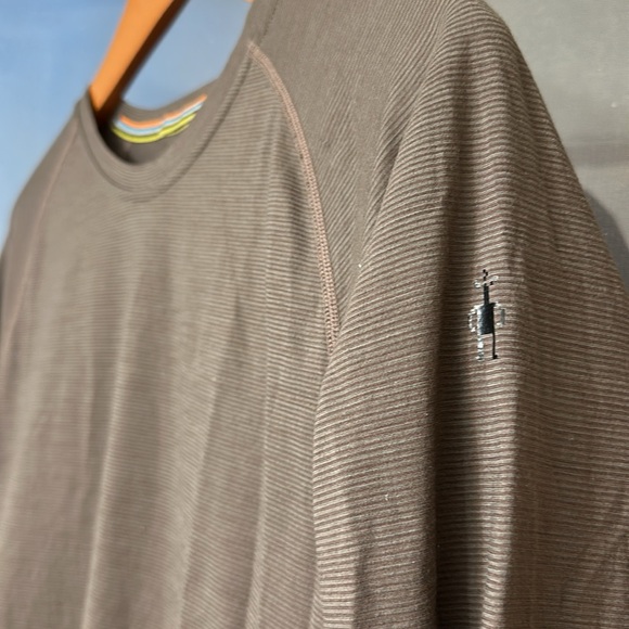SmartWool Men's (M) Medium Merino 150 Base Layer Micro Stripe Long Sleeve Shirt - Picture 2 of 6